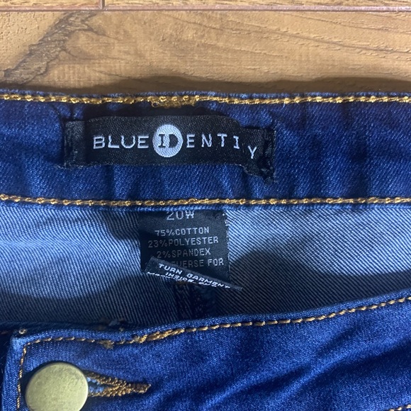 Blue ID Entity Identity Jeans Sz 20W Plus Size - Picture 7 of 9